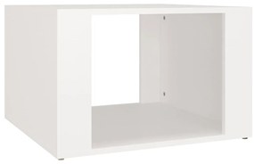 816552 vidaXL Noptieră, alb, 57x55x36 cm, lemn compozit
