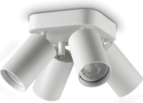 Plafoniera DYNAMITE PL4 ROUND BIANCO