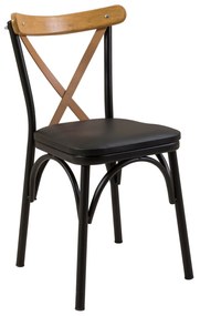 Set mobilier sufragerie Duvasa 21 (negru) (pentru 4 persoane). 1093791