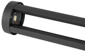 Lampă LED de exterior LED/10W/230V 80cm 6400K IP65 neagră
