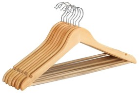 Set 8 umerașe din lemn pentru haine Wenko Shaped Hanger Eco