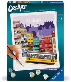 CREART PICTURA PE NUMERE PENTRU ADULTI LISABONA - RAVENSBURGER (RVSPBN25522)