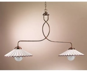 Lustră pe lanț ONLI ROSINA 2xE27/22W/230V bronz