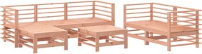 vidaXL Set mobilier de grădină, 7 piese, lemn masiv douglas