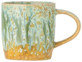 Ceașcă galbenă/verde-deschis din gresie 400 ml Milani – Bloomingville