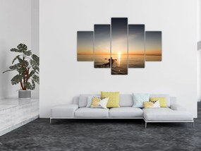 Tablou - caiac pe mare (150x105 cm)