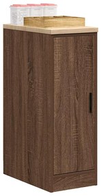 vidaXL Dulap depozitare garaj stejar maro 30x51x85 cm