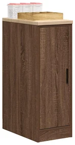 vidaXL Dulap depozitare garaj stejar maro 30x51x85 cm