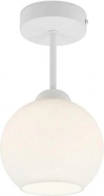 BRILAGI - LED lustru aplicat RETRO GLASS 1xE27/60W/230V Ø 15 cm alb