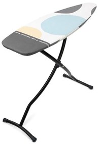 Masa de calcat Brabantia D 1003387, 135x45 cm, 7 pozitii de reglare, PerfectFlow, Alb/Gri