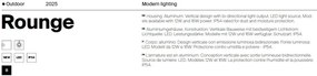 Aplica de perete LED iluminat exterior IP54 Rounge