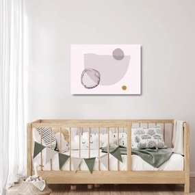 Tablou pe sticlă - Minimalism violet N⁰2 (70x50 cm)