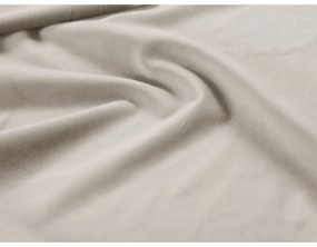 Colțar modular crem cu tapițerie din catifea Lupine – Micadoni