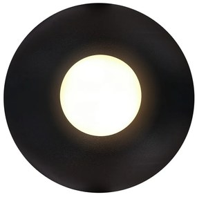 Plafoniera Rotunda cu protectie IP44 Siona negru