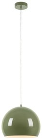 Lustră verde cu abajur din metal ø 28 cm Pop – Markslöjd