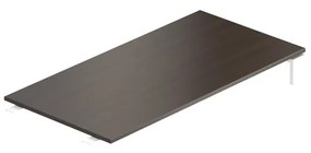 Element de actiune Creator 120 x 60 cm, baza alba, fara picioare, wenge