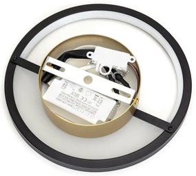 Aplică LED Aigostar LED/13,5W/230V 6500K negru/auriu