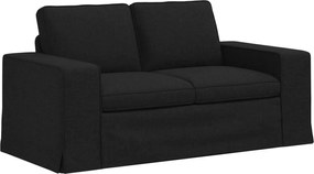 vidaXL Canapea Negru 162 x 80 x 82 cm țesătură