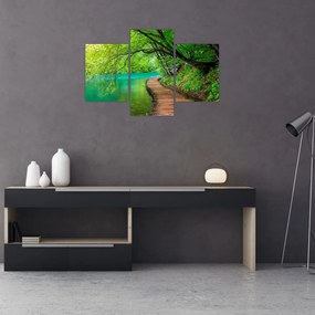 Tablou - Lacurile Plitvice (90x60 cm)