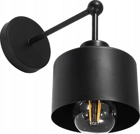 Lampă de perete 1xE27/20W/230V neagră
