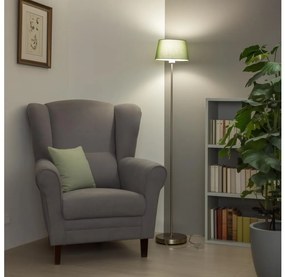 Brilagi - Lampadar LED CERIA, 1xE27/40W/230V, Ø 25 cm, verde/crom mat