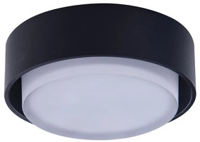 Plafonieră LED încastrată pentru baie KASTORIA 7W/230V IP44 negru Azzardo AZ4389