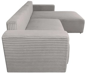 Coltar extensibil Verona Gri Reyat, 290x170x80 cm cu lada de depozitare