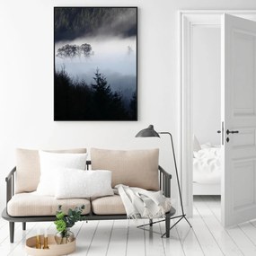 Poster - Păduea în ceață (A4)
