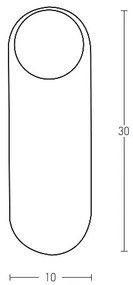 Aplică 1xG9/9W/230V auriu Zambelis H64