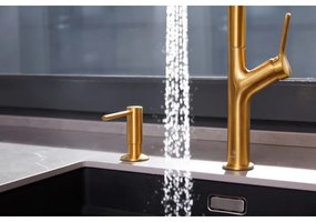 Dozator încastrat de săpun KFA Armatura 990-100-31 DUERO oțel inoxidabil/auriu