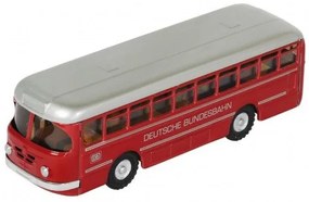 Autobuz Deutsche Bundesbahn metal 19cm roșu