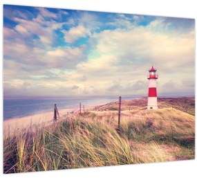 Tablou - Farul roșu (70x50 cm)