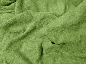 Cearsaf Frotir cu elastic EXCLUSIVE 180 x 200 cm verde