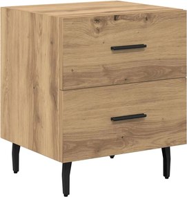 vidaXL Dulap de noapte cu sertar Stejar Artizanal 40 x 35 x 47,5 cm