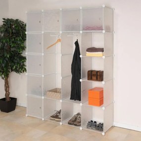 Raft extensibil economic - 178 x 145 x 37 cm, transparent