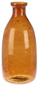 Vaza Amari din sticla, maro, 11x23.5 cm
