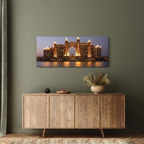 Tablou construcției în Dubai (120x50 cm)