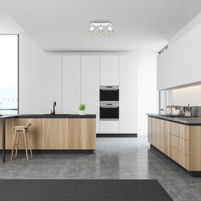 Spot DANTE 3xGU10/25W/230V alb/aurie