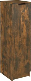 vidaXL Pantofar, stejar fumuriu, 30x35x100 cm, lemn compozit