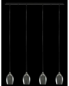 Azzardo AZ2938 - Lustră pe cablu IZZA 4xE14/40W/230V