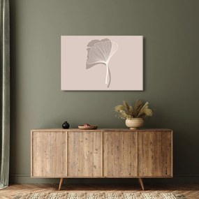 Tablou - Frunze bej N⁰4 (90x60 cm)