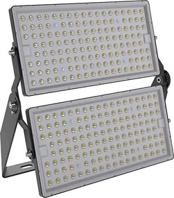 Proiector LED 500 W, 230 V, 6500 K, IP65, gri