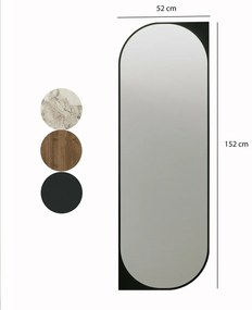 Oglindă Livi Black 52 x 152 cm