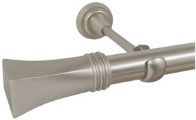 Galerie fara inele MALAGA/25 - crom mat (Alege marime: 120 cm)