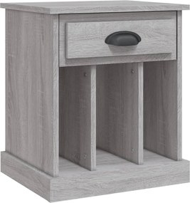vidaXL Noptieră, gri sonoma, 43x36x50 cm