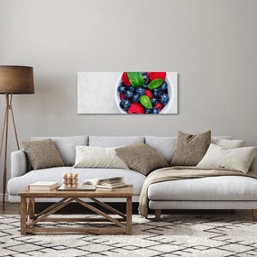 Tablou - bol cu fructe de pădure (120x50 cm)