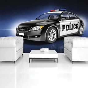 Fototapet - Mașina de poliție (254x184 cm)