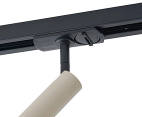 Spot modern bej cu negru pentru sistem de șină monofazat - Iconic Ivy