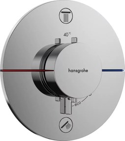 Baterie cada-dus incastrata Hansgrohe ShowerSelect Comfort S crom lucios fara corp incastrat