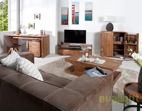 Dulap cu sertare si role, colturi rotunjite din lemn de trandafir Goa 60cm A-35896 VC